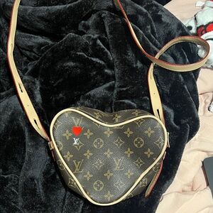 Louis Vuitton Brown Monogram Heart Crossbody